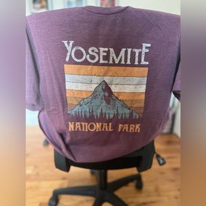 Yosemite National Park Graphic Tee- Maroon